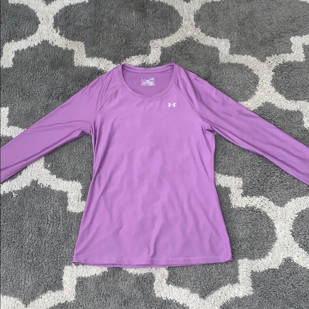 Purple under armor long sleeve